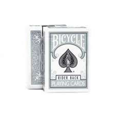 Bicycle Rider Back Silver