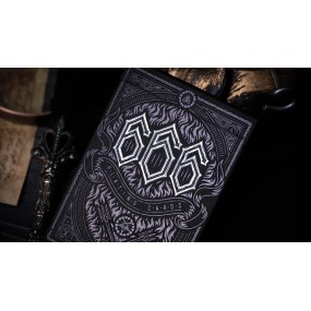666 Playing Cards Silver