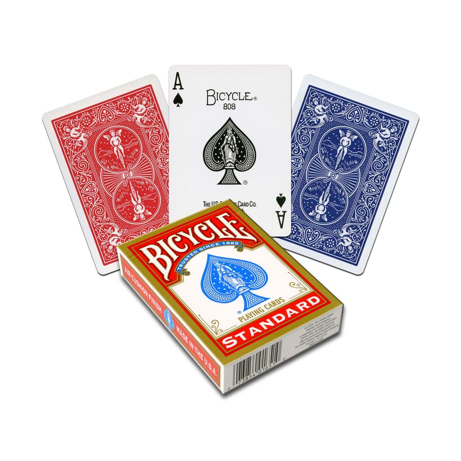 2 X Magician Bicycle Rider Back 807 Playing Cards Decks Classic Tuck Box BLUE 